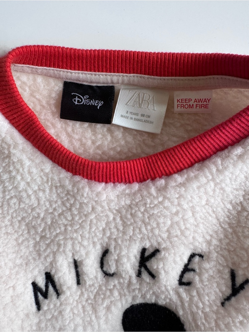 Zara Kids x Disney Mickey Mouse Fleece 🐭 - Picture 3 of 5